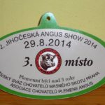 3.místo Plemenní býci nad 3 roky 2014